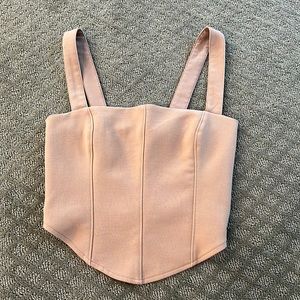 Abercrombie Cropped Corset Tank Top - Size XXS